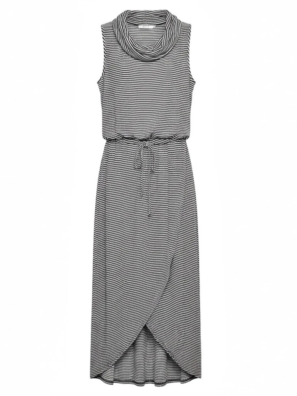 Anthropologie Dolan Left Coast Striped Cowl Neck Tulip Maxi Dress M
